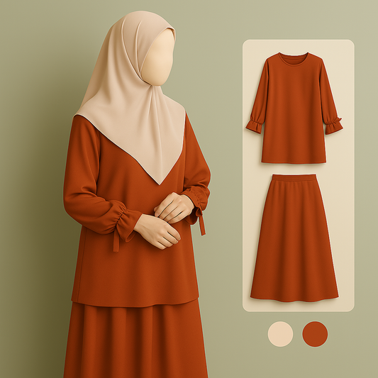 ENSEMBLE ROUGE BRIQUE 2025